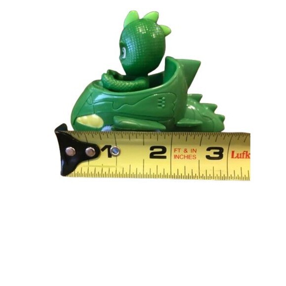 PJ Masks Racers Gekko Green Mobile Car Vehicle 2.5" Inch Just Play Frog 2017 - Picture 5 of 6